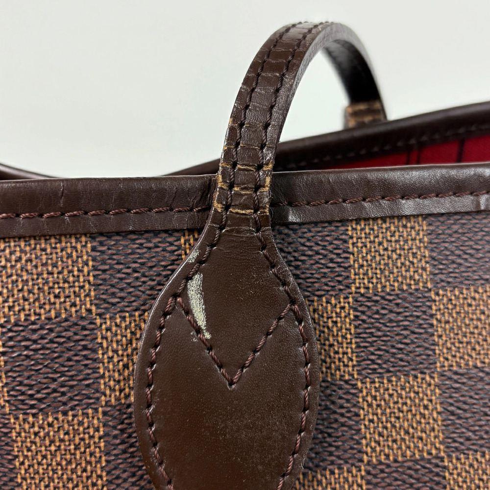 Louis Vuitton Neverfull Shoulder Bag Tote Damier Brown - Picture 5 of 7